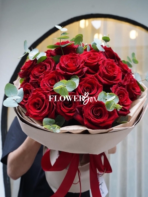 HB014 - BÓ HỒNG ECUADOR NK 25 BÔNG