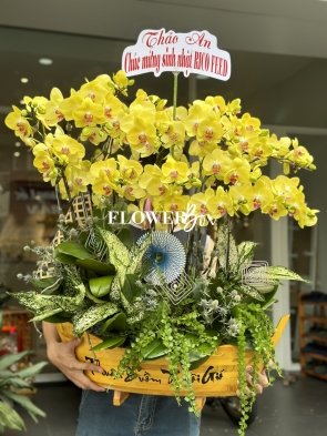 HD013 - Thuyền hoa 15 cành