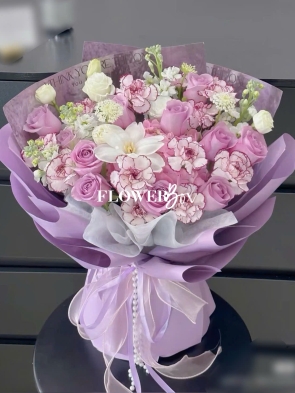 HB020 - BÓ HỒNG TÍM HUẾ