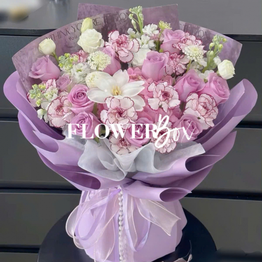 HB020 - BÓ HỒNG TÍM HUẾ